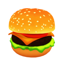 delizioso fatti in casa hamburger con chili e barbeque griglia in forma per veloce cibo concetto. png