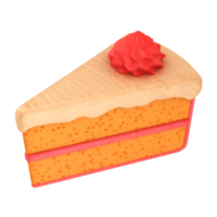 cheesecake de morango com creme mocca e açúcar red spot para decoração.
