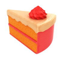 cheesecake de morango com creme mocca e açúcar red spot para decoração.