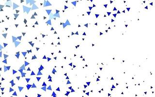 Light BLUE vector backdrop with lines, triangles.