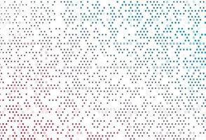 Light Blue, Red vector backdrop with dots.