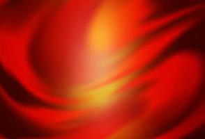 Light Red, Yellow vector blurred shine abstract background.