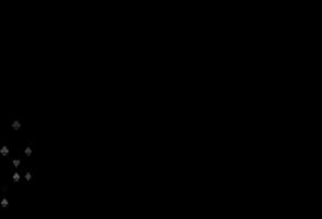 cubierta de vector gris plateado oscuro con símbolos de apuesta.