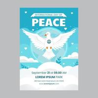 International Day of Peace Poster vector