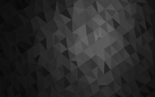 Dark Silver, Gray vector polygon abstract backdrop.