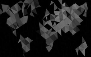 Dark Silver, Gray vector polygonal pattern.