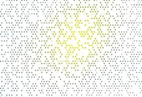 Light Blue, Yellow vector cover with spots.