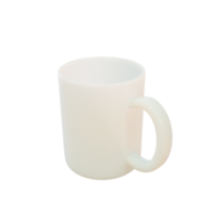 Matte mug. 3d render png