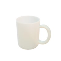 Light mug. 3d render png
