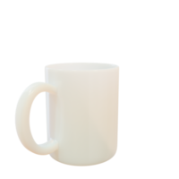 Light mug. 3d render png