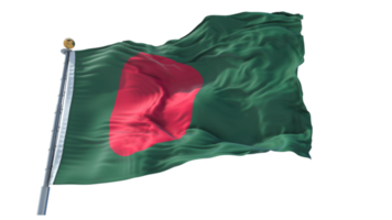 Bangladesh 3d golvend vlag PNG