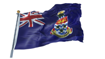 Cayman Islands waving flag PNG