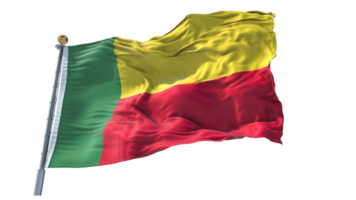 bénin agitant le drapeau png