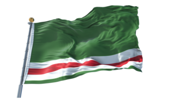 Tsjetsjeens republiek van ichkeria golvend vlag PNG