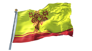 tsjoevasjië golvend vlag PNG