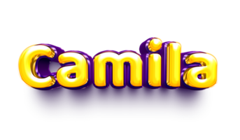 name of girls for birthday celebration balloon air shiny hanging English camila png