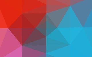 Light Blue, Red vector triangle mosaic cover.