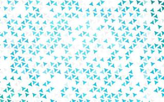 Light BLUE vector seamless background with triangles.