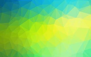 Light Blue, Yellow vector blurry triangle template.