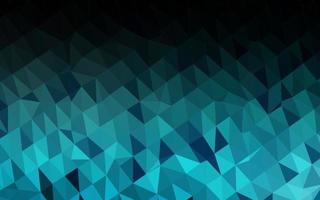 Light BLUE vector triangle mosaic texture.