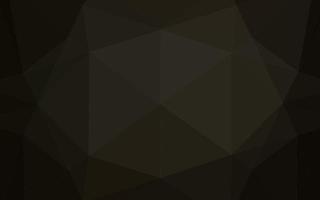 Dark Black vector polygonal background.