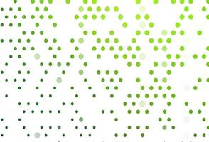 Light Green vector layout with circle shapes.