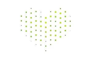 Light Green vector template with circles.