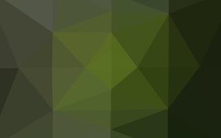 Dark Green vector blurry triangle pattern.