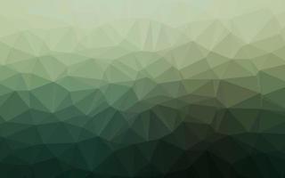 Light Green vector triangle mosaic cover.