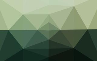 Light Green vector polygonal pattern.