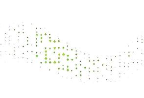 Light Green vector pattern with symbol of cards.