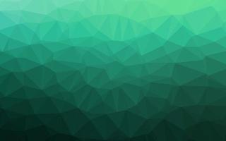 Light Green vector polygon abstract layout.