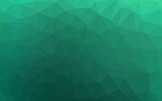 Light Green vector shining triangular background.