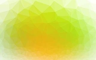 Light Green vector polygon abstract background.