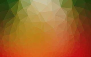 Light Green, Red vector abstract polygonal layout.