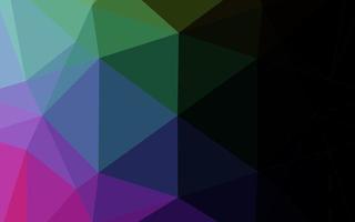 Dark Multicolor, Rainbow vector abstract mosaic backdrop.