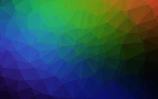 Dark Multicolor, Rainbow vector abstract mosaic pattern.