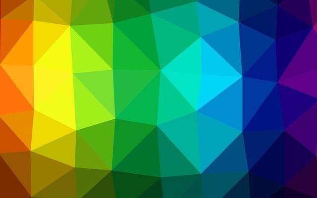 Dark Multicolor, Rainbow vector abstract mosaic pattern.