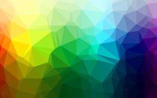 Dark Multicolor, Rainbow vector polygon abstract layout.