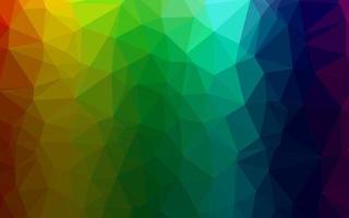 Dark Multicolor, Rainbow vector abstract mosaic background.