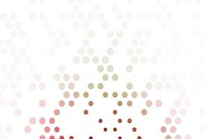 Light Green, Red vector template with circles.