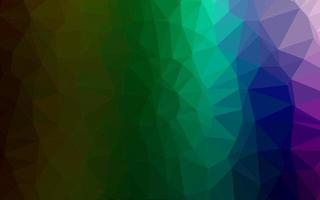 Dark Multicolor, Rainbow vector polygonal template.