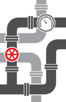 tubo com ícone de válvula png