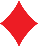 símbolo de naipe de baralho - diamantes png