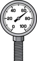 Pressure Gauge Meter png