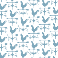 Background Pattern with Rooster Weather Vane png