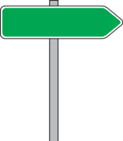 Sign Direction Color png