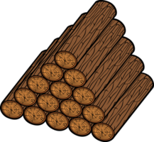 Stapel Holzscheite png