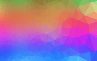 Light Multicolor, Rainbow vector blurry triangle texture.