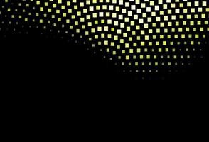 Dark Green, Yellow vector pattern in square style.